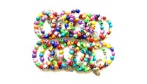 bracelets bead skull stretched fashion